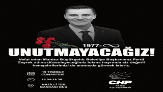 CHP Nazilli’den Merhum Başkan Zeyrek İçin Lokma Hayrı