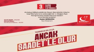 Efeler Saadet Partisi'nden 3. Olağan Kongre Daveti