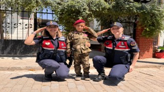 Jandarmadan anlamlı ziyaret