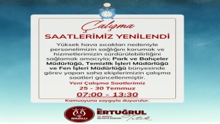 Nazilli Belediyesi'nden Sıcak Hava Önlemi