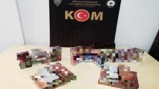 Söke'de elektronik sigara operasyonu