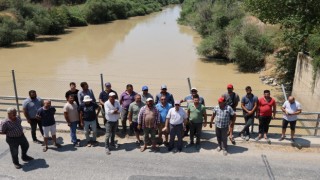 Aydın’da çiftçilerin su eylemi