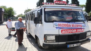 Bozdoğan’da şehir içi seferleri başladı