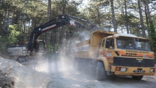 Bozdoğan’da yayla yollarında çalışma başlatıldı