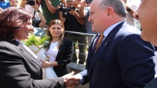 Büyükşehir’in ilk misafiri Bakan Bak oldu