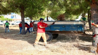 Didim’de yangınlara karşı örnek dayanışma
