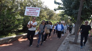 Aydın’da sağlıklı yaşam için yürüdüler