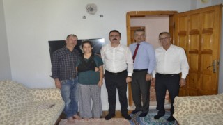 Kaymakam Ali Ekber Ateş’ten Yaralı Öğrencilere Geçmiş Olsun Ziyareti