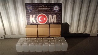 Aydın'da KOM ekipleri 120 litre etil alkol ele geçirdi