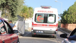 Balkondan düştüğü sanıldı fenalaştığı ortaya çıktı