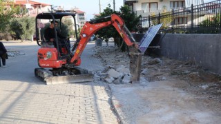 Bozdoğan Belediyesi, okullarda çevre düzenlemelerini sürdürüyor