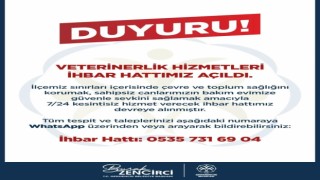 Germencik'te Veterinerlik Hizmetleri İhbar Hattı hizmete açıldı