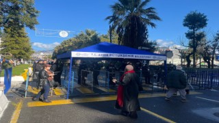 Erdoğan’ın Aydın programı öncesi vatandaşlar alana alınmaya başlandı