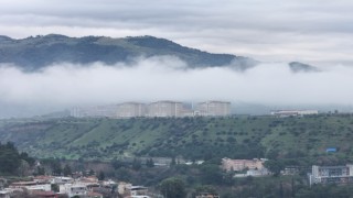 Aydın güne bulutla uyandı