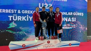 Aydınlı güreşçi, Trabzondan madalyayla döndü