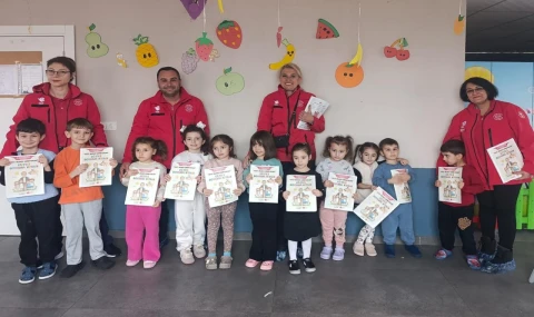 Efeler Belediyesi'nden miniklere afet bilinci eğitimi