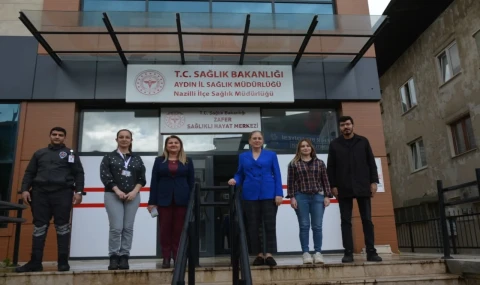 Kaymakam Küpeli Kan, Nazilli’de sağlık çalışmalarını yerinde inceledi