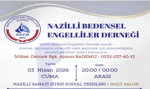 Nazilli’de Dayanışma Gecesi: Müzik ve Umut Bir Arada