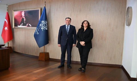 BAŞKAN ÇERÇİOĞLU’NA AİLE VE SOSYAL HİZMETLER İL MÜDÜRÜ TÜRKOĞLU’NDAN ZİYARET
