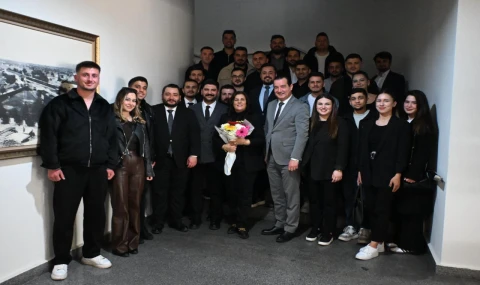 BAŞKAN ÇERÇİOĞLU’NA AK PARTİ GENÇLİK KOLLARI’NDAN ZİYARET