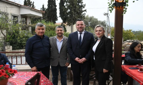 KUŞADASI CAFERLİ MAHALLESİ YENİ MUHTARLIK BİNASINA KAVUŞTU