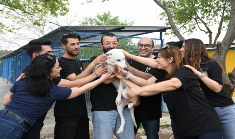 KUŞADASI’NDA CAN DOSTLARINA DEV DESTEK: 3 TON MAMA BAĞIŞI