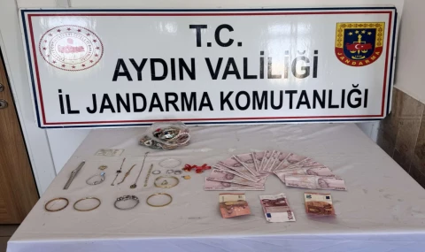 Nazilli'de 850 bin TL'lik ziynet eşyasını çaldı, yakalandı