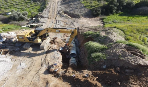 Bozdoğan Ovası Sulama İnşaatı devam ediyor