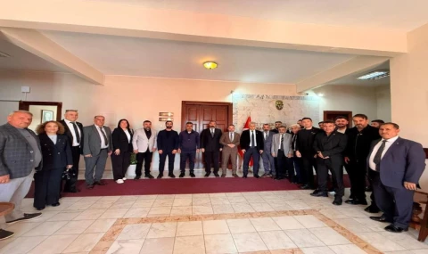 MHP İlçe Başkanı Taşdemir, Kaymakam Keklik ile görüştü