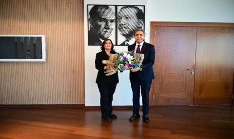 Başkan Çerçioğlu, AK Parti Genel Başkan Yardımcısı Mustafa Demir’i ağırladı