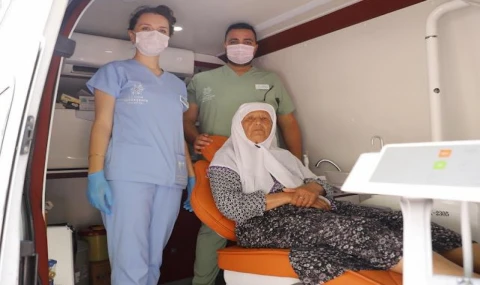 BAŞKAN ÇERÇİOĞLU: "SÖZ VERDİK, YAPTIK"  MOBİL DİŞ KLİNİKLERİ KIRSAL MAHALLELERDE HİZMETE BAŞLADI