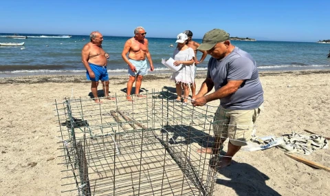 Didim’de ikinci caretta yuvası koruma altına alındı
