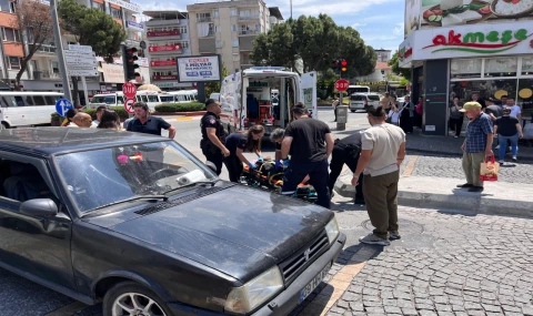 Karşıya geçmek istedi, otomobil çarptı: 1 yaralı