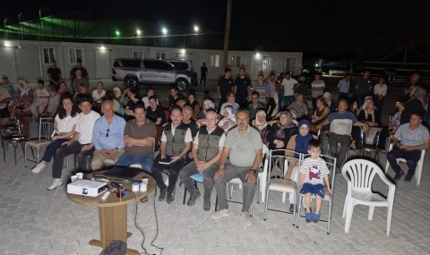 Kazı evinde bilgilendirme etkinliği yapıldı