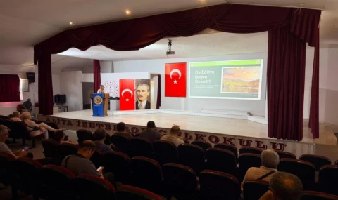 Öğretmenlere yangın farkındalık eğitimi