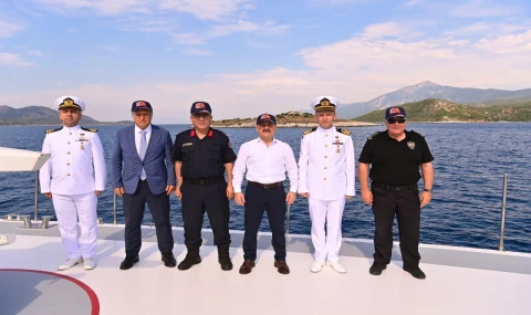 Vali Varol, Kuşadası'nda deniz güvenliği faaliyetlerini inceledi