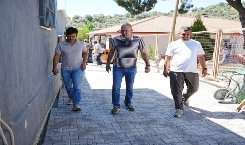 Başkan Zencirci, Mursallı'daki çalışmaları yerinde inceledi