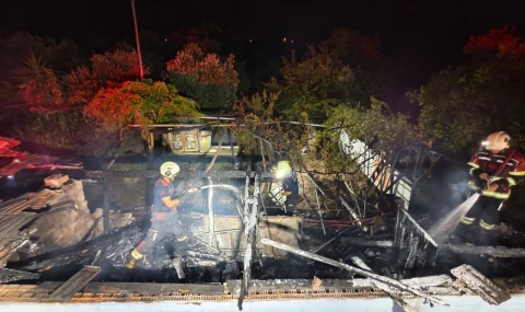 Nazilli’de Korkutan Yangın: Odunluk Alevlere Teslim Oldu