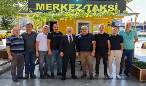 Vali Osman Varol Güne Taksi Esnafıyla Başladı