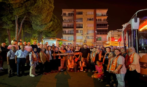 AK Parti Nazilli Teşkilatı, 25. Kuruluş Yıl Dönümü İçin Ankara Yolunda