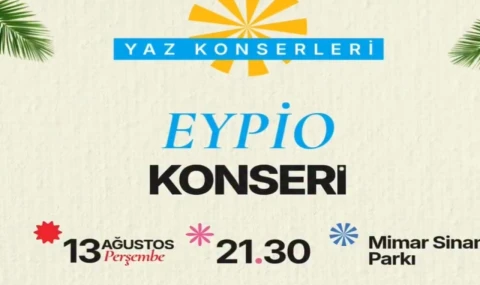 Başkan Çerçioğlu Öncülüğünde Yaz Konserleri Sürüyor: Eypio Aydınlılarla Buluşacak