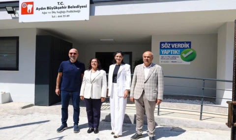 Başkan Çerçioğlu ve Vekil Sarıbaş’tan Ağız ve Diş Sağlığı Polikliniği’ne Ziyaret