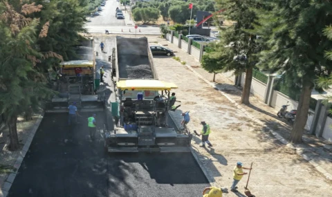BAŞKAN ÇERÇİOĞLU’NUN ÇALIŞMALARIYLA EFELER’İN YOLLARI YENİLENİYOR