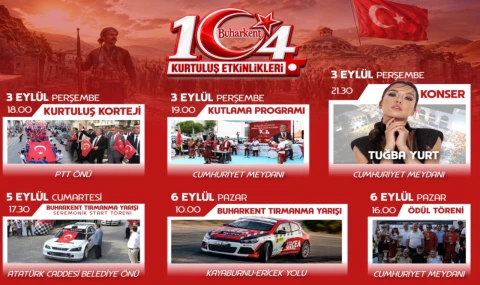 Buharkent’te 104. Kurtuluş Etkinlikleri Başlıyor