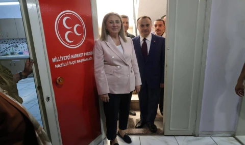Nazilli Kaymakamı Huriye Küpeli Kan’dan MHP İlçe Başkanlığına Ziyaret