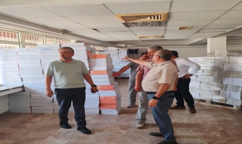 Nazilli’de ders kitabı dağıtımı öncesi hazırlıklar denetlendi