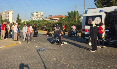 Nazilli'de motosikletler çarpıştı: 2 ağır yaralı