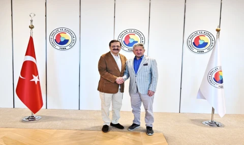 NTO Başkanı Arslan, Hisarcıklıoğlu ile Görüştü: Uzun Yaşam Köyü Projesi Masaya Yatırıldı