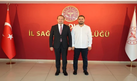 Başkan Gürbüz’den İl Sağlık Müdürü Şenkul’a Ziyaret