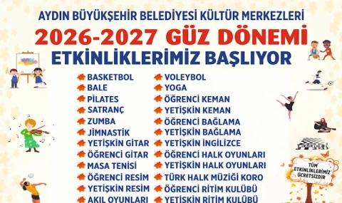 BAŞKAN ÇERÇİOĞLU AYDINLILARI SPOR, SANAT VE EĞİTİMLE BULUŞTURUYOR